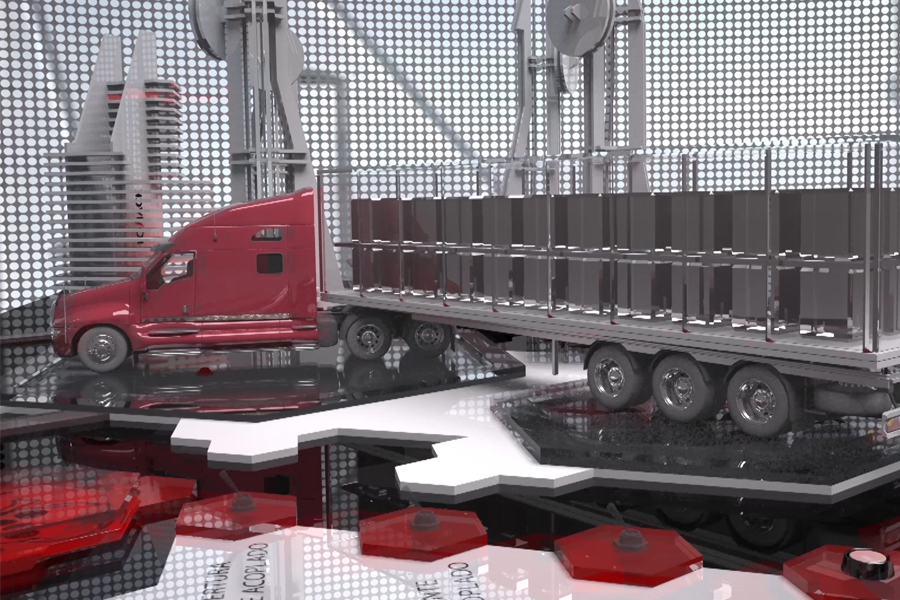 Maqueta Anti Jamming, Lojack Expologitica 2012 y 2014